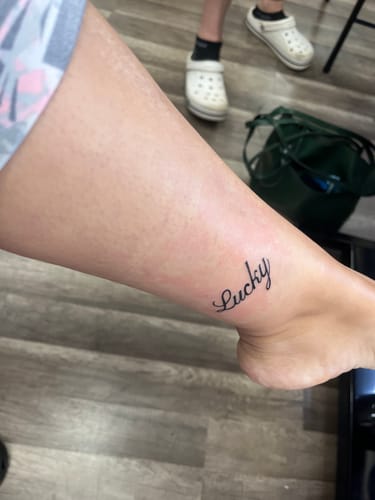 Customer photo review of Signature Tattoo Numbing Cream