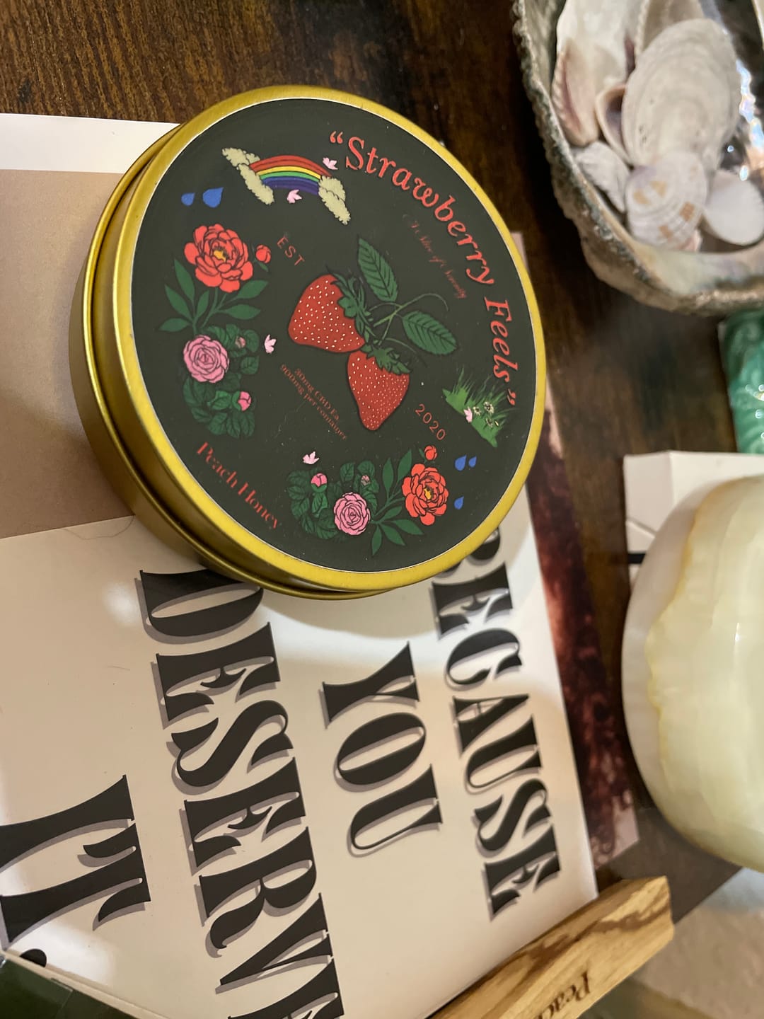 Customer photo review of "Strawberry Feels" CBD Gummies