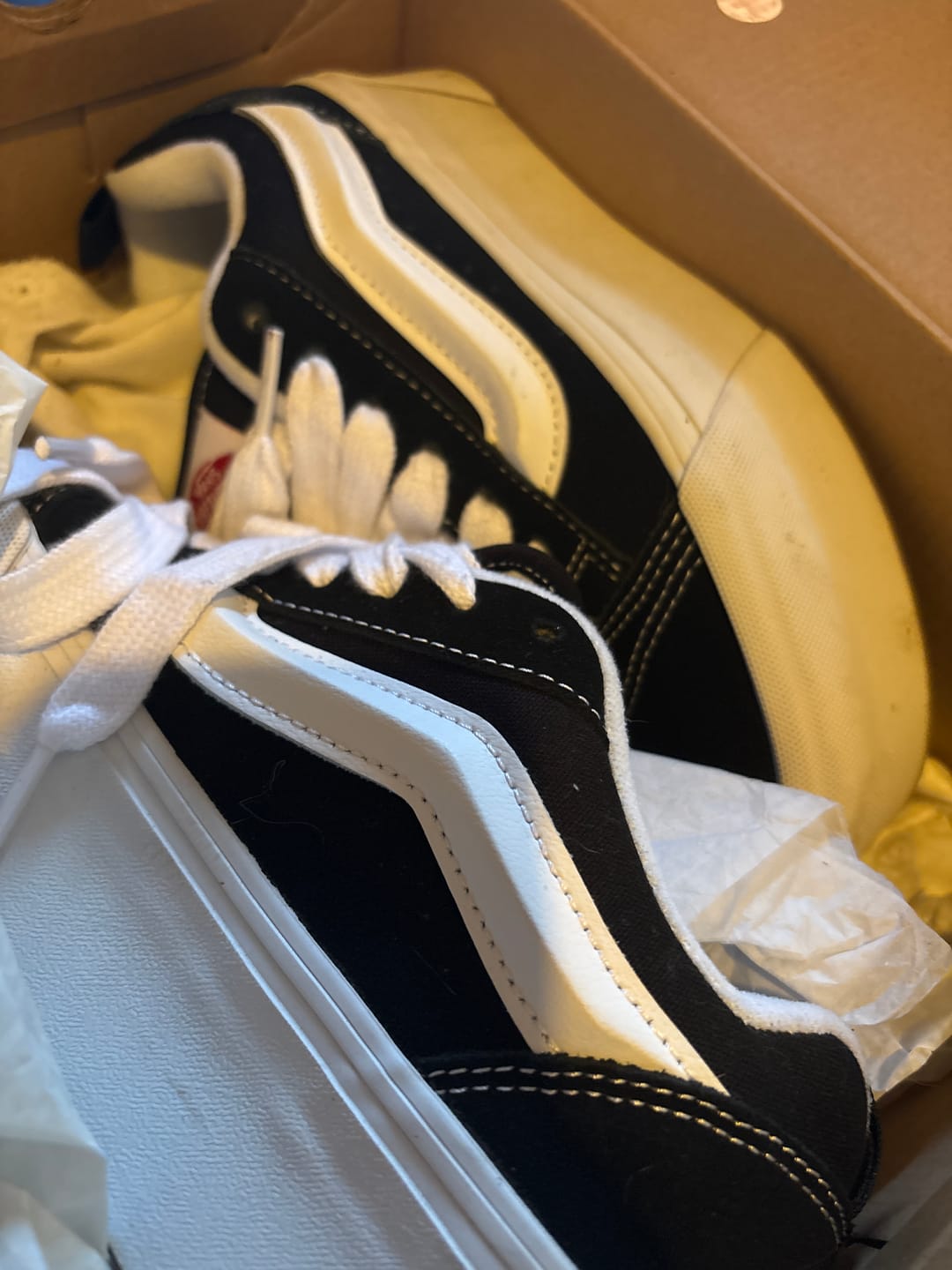 Customer photo review of Zapatilla Vans Knu Stack Plataforma Mujer Negro
