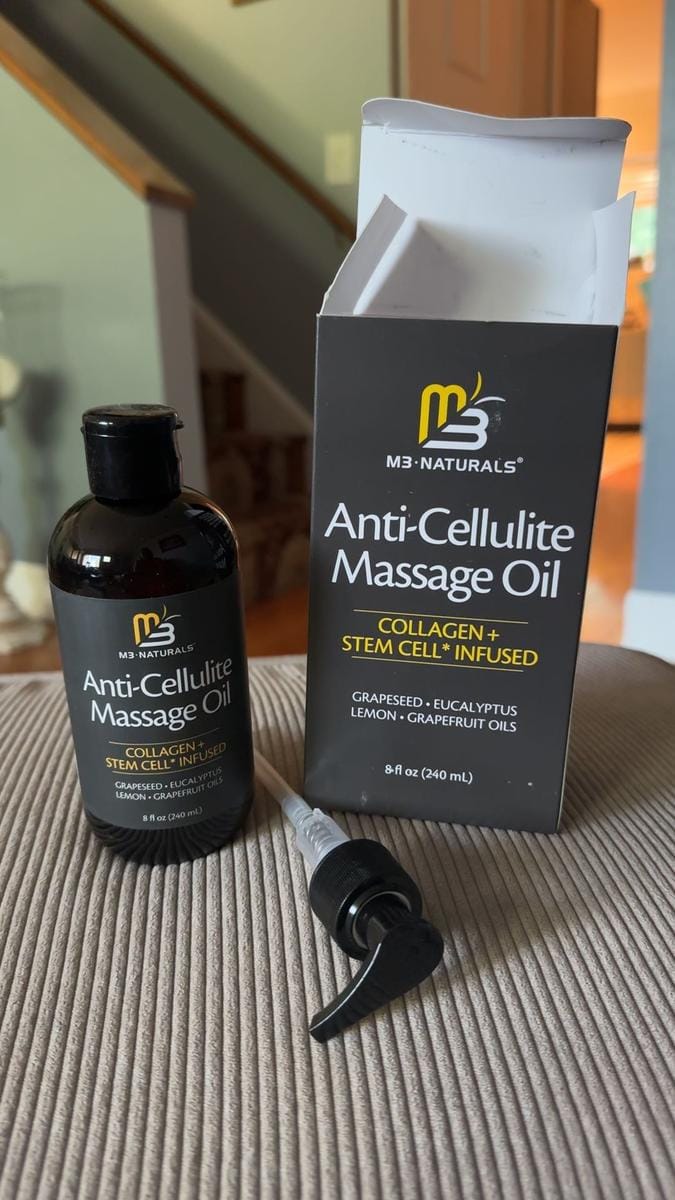 Customer photo review of Aceite Anticelulítico para Masajear