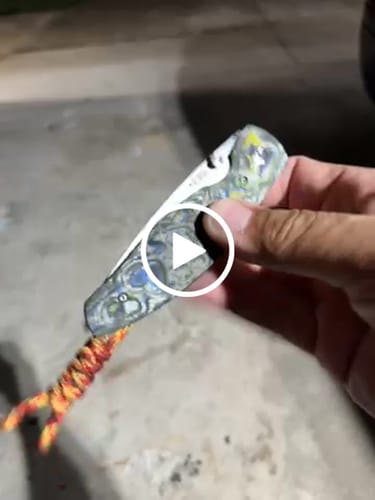 Tamer S. review of TRM Atom Linerlock Knife – Gecko Camo Carbon 3D Contoured Smooth, CPM MagnaCut Blade – Made in USA image 1 out of 1