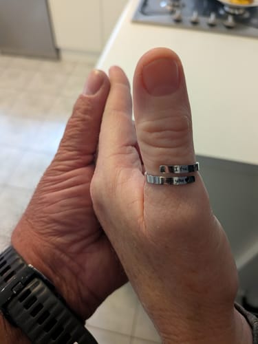 Customer photo review of I F♡cking Love You Ring