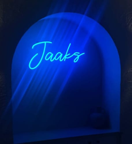 Customer photo review of Custom LED Neon Signs