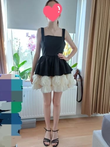 Customer photo review of Raelynn Mini Dress