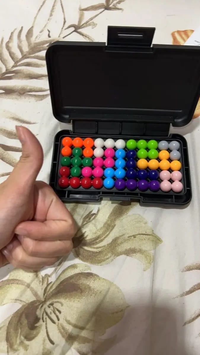 Customer photo review of Brainy Beads™ – IQ Puzzle Game