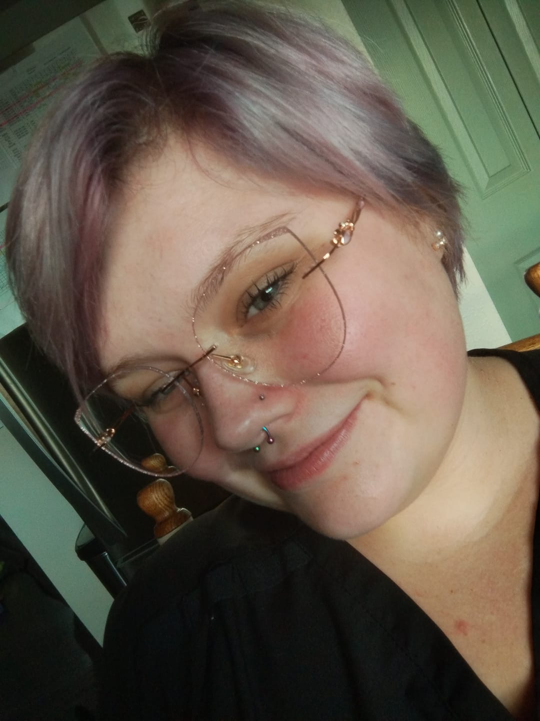 Customer photo review of Nina Eyeglasses