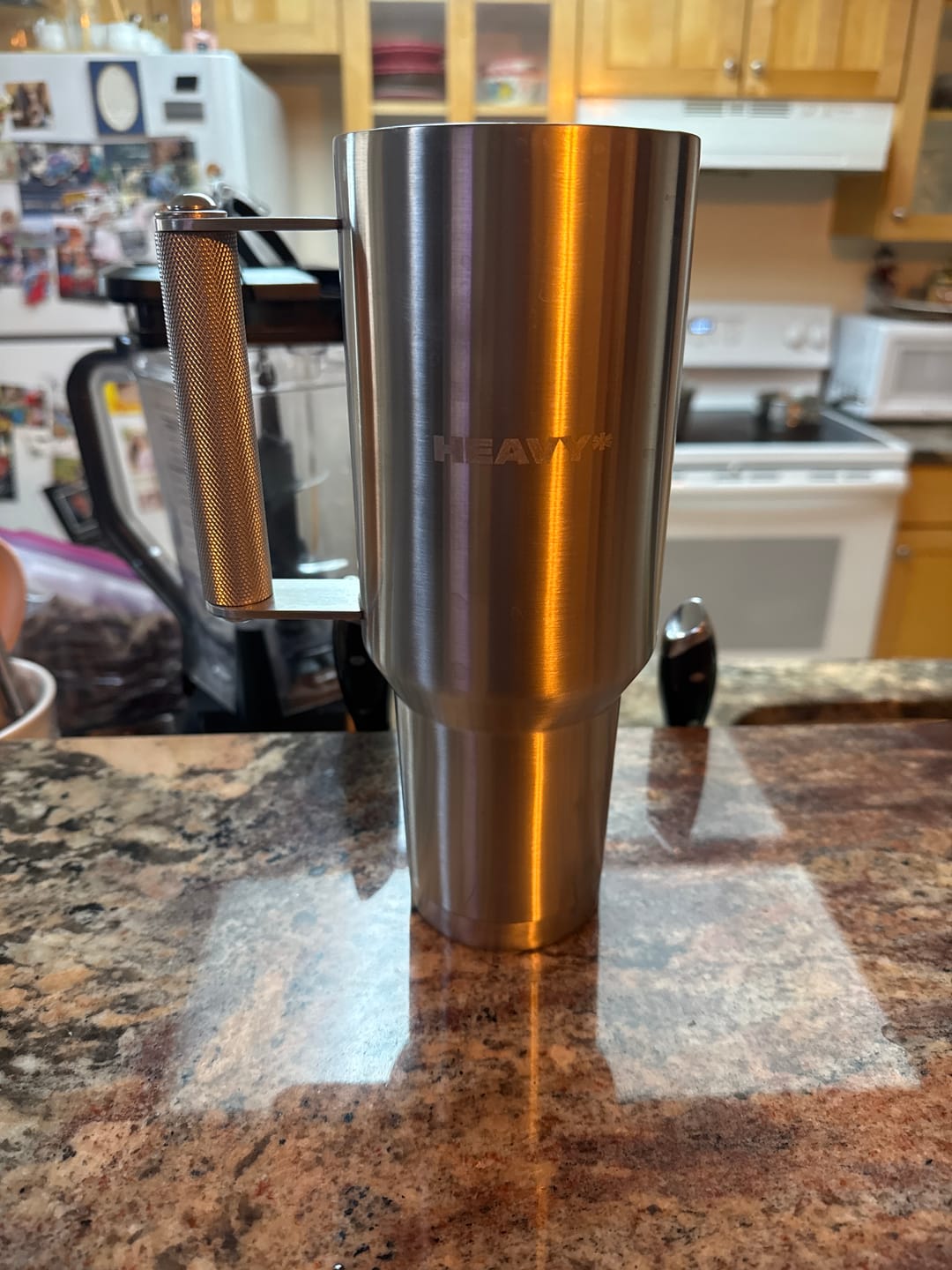 Customer photo review of 3lb HEAVY* Tumbler | 40oz. Weighted Tumbler