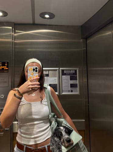 Customer photo review of Matcha┃The Puffer Carrier