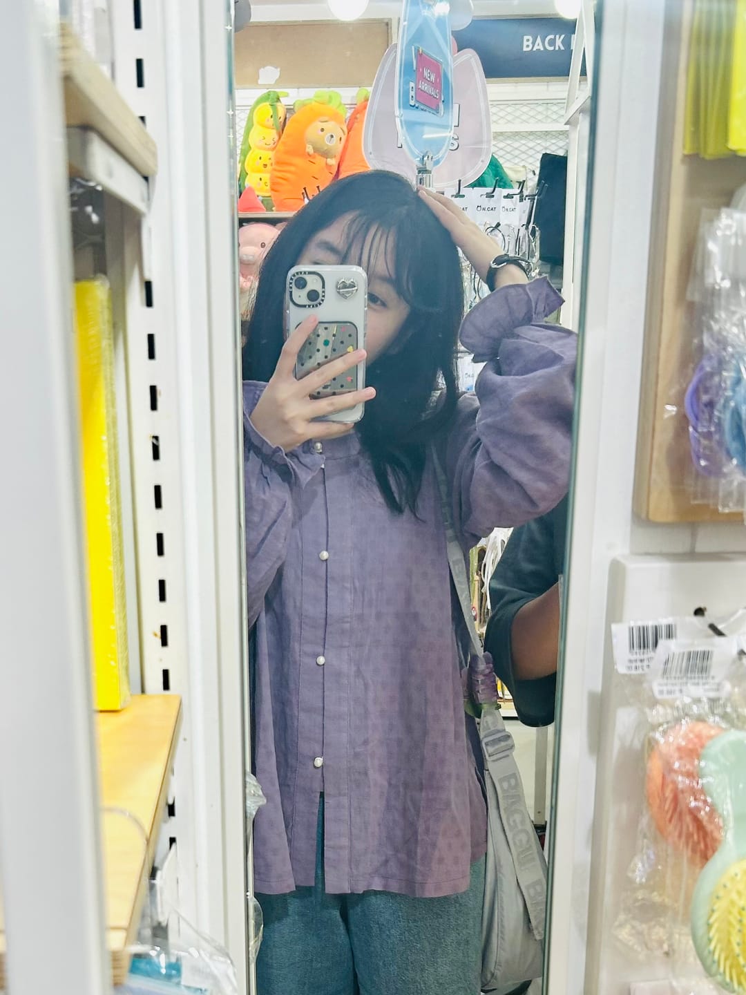 Customer photo review of Touqi 透气 Lantern Sleeve Modernized Ming Round Collar Shirt