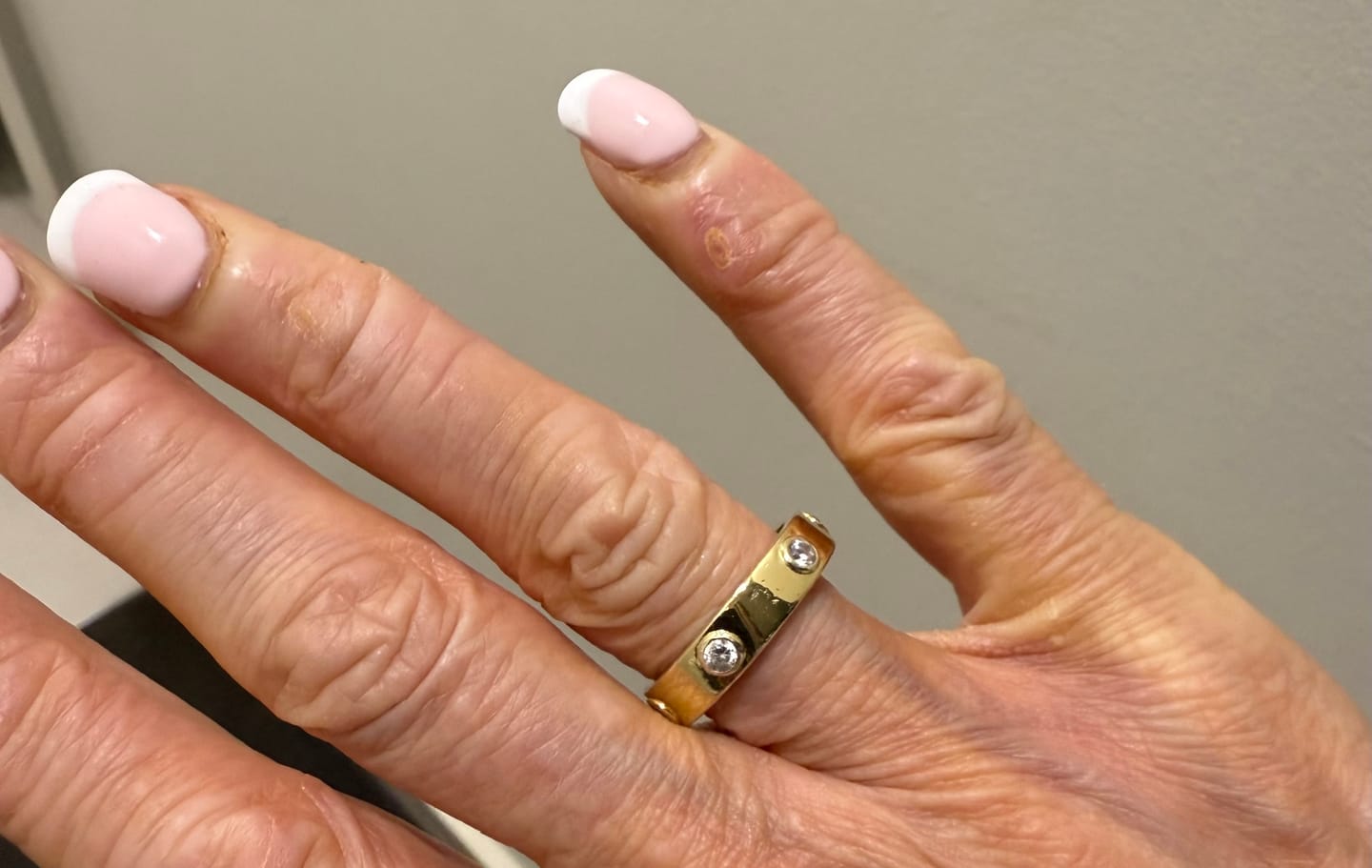Customer photo review of CELINE RING - GOLD