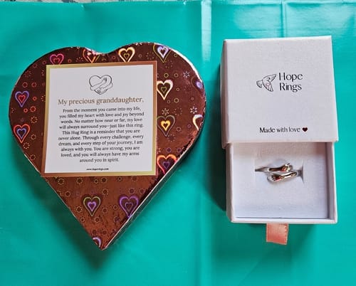 Customer photo review of To My Granddaughter - Hug Ring