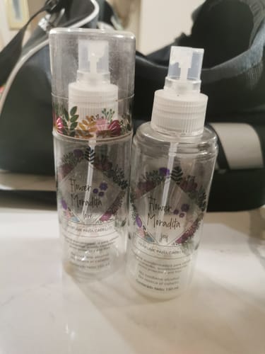 Customer photo review of Kit 3 Perfumes para cabello