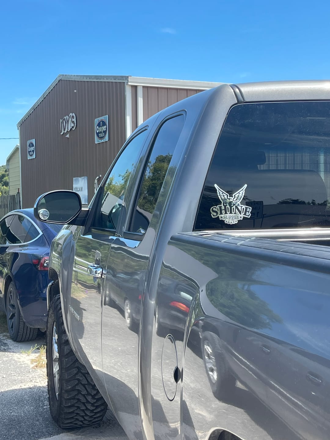Customer photo review of Shine Supply Decal - Chrome 6"