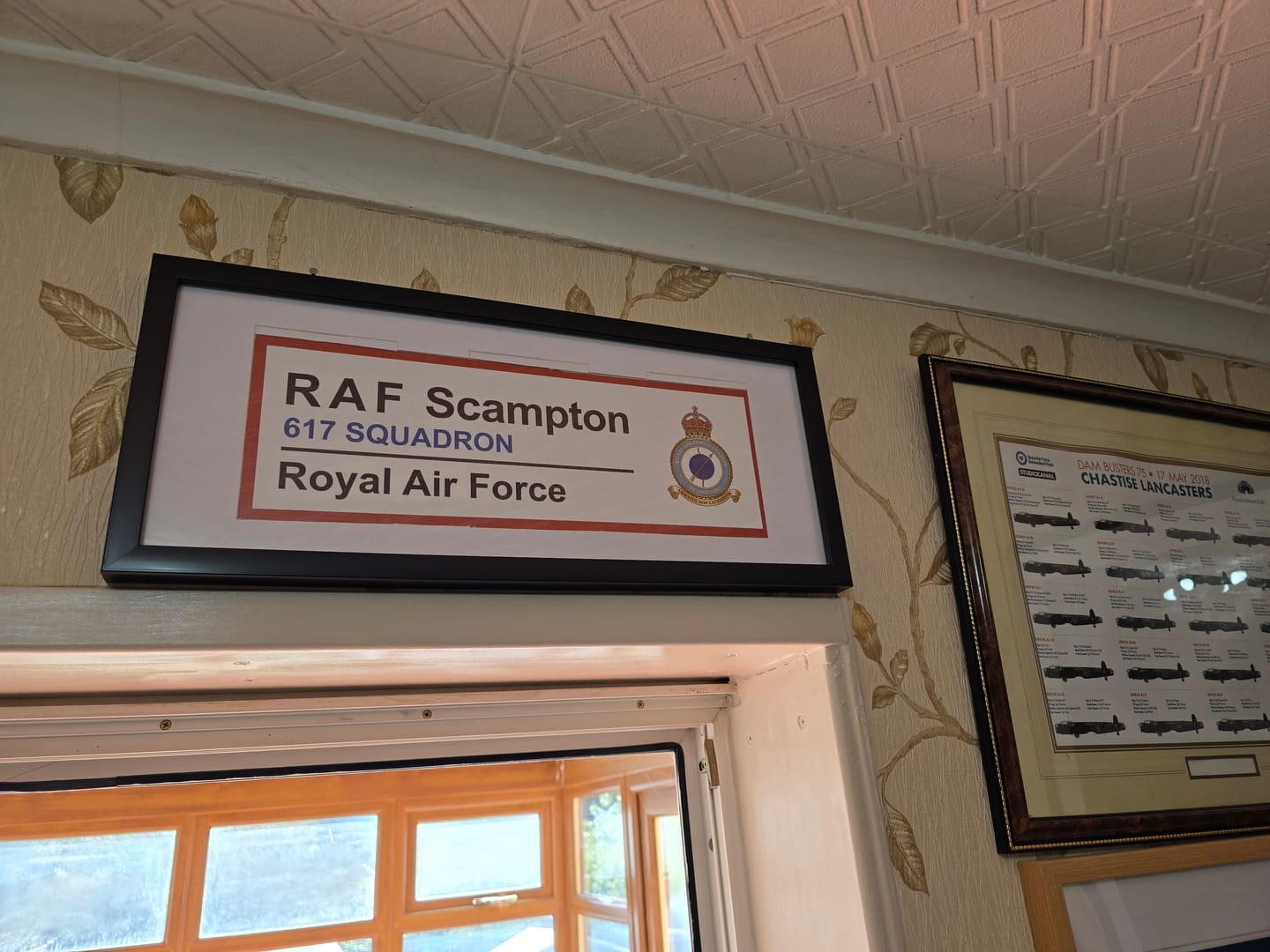 Customer photo review of RAF Station Wall Sign