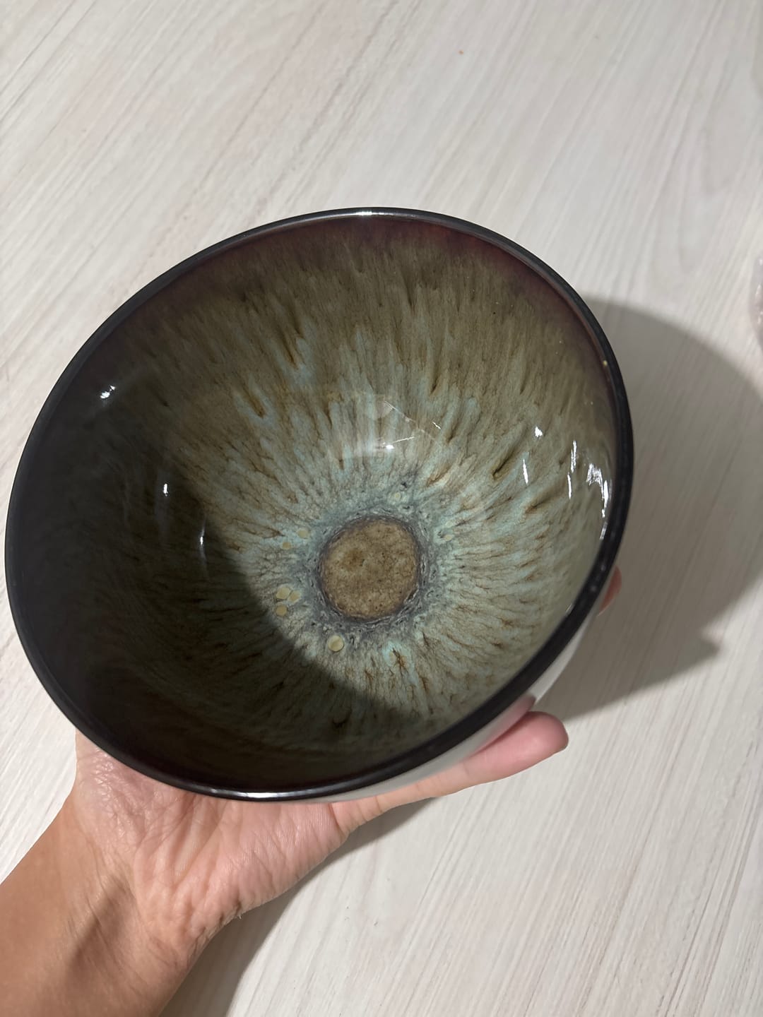 Customer photo review of Bowl Sakura Porcelana Reactive Glaze 14 Cm