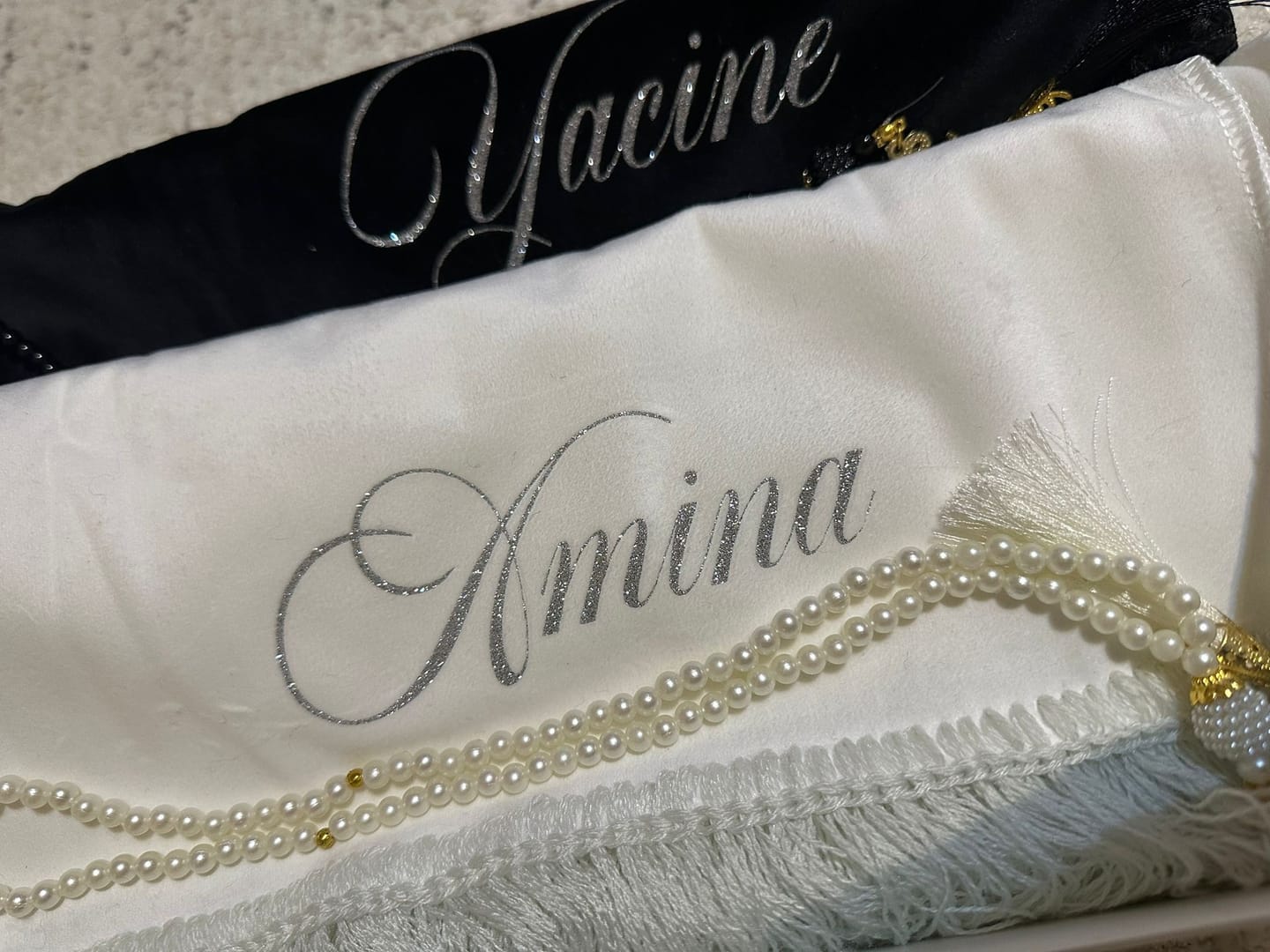 Customer photo review of Box tapis couple noir&blanc
