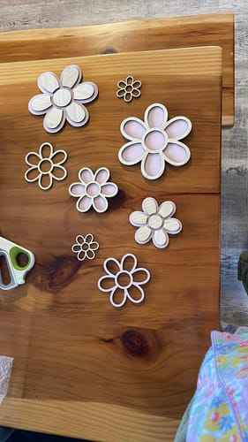 Customer photo review of Daisies Bunch - Floral Wall Decor