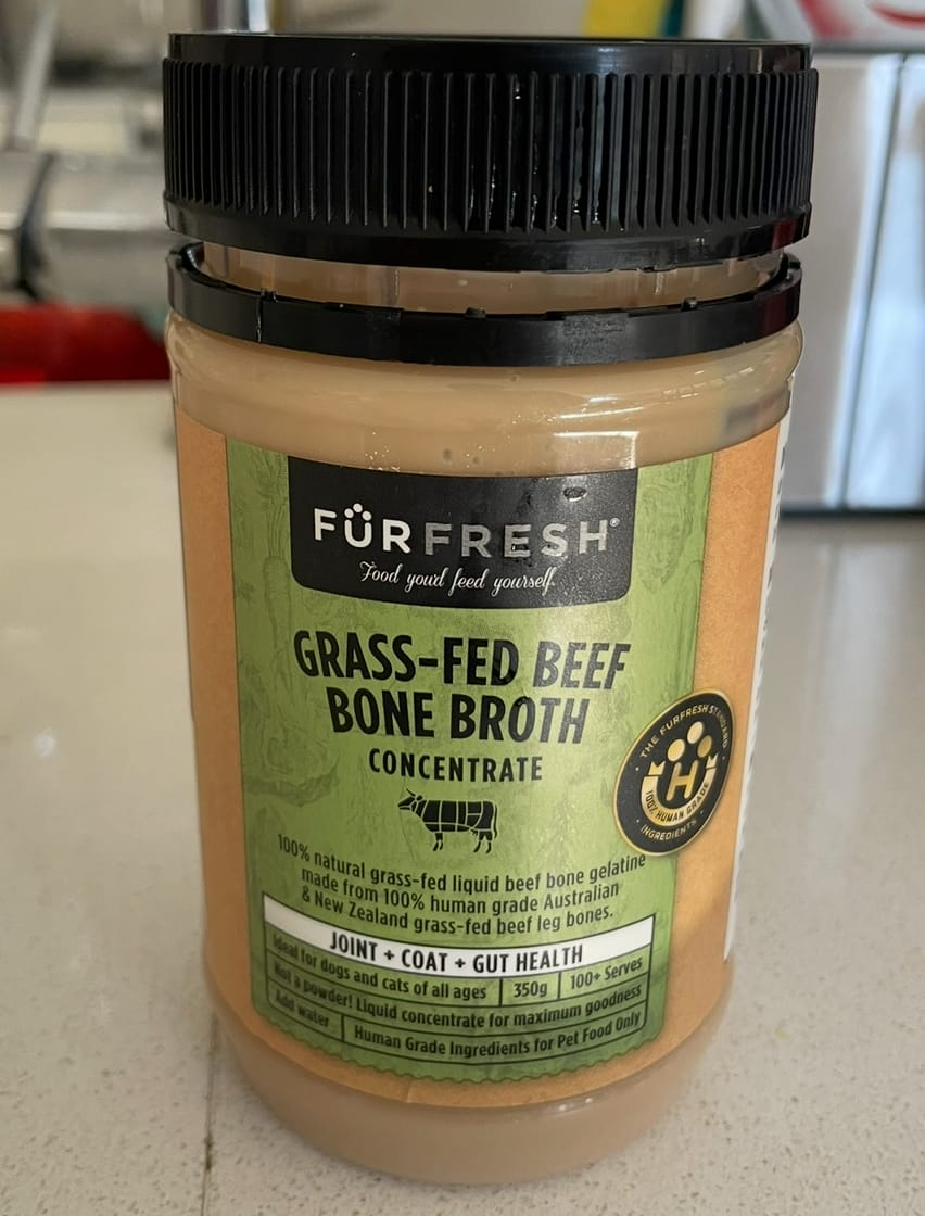 Customer photo review of Grass-Fed Beef Bone Broth Concentrate
