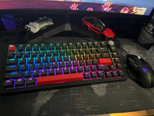 Customer photo review of DrunkDeer A75 - Wired Actuation Distance Adjustable HE Magnetic Switch Keyboard