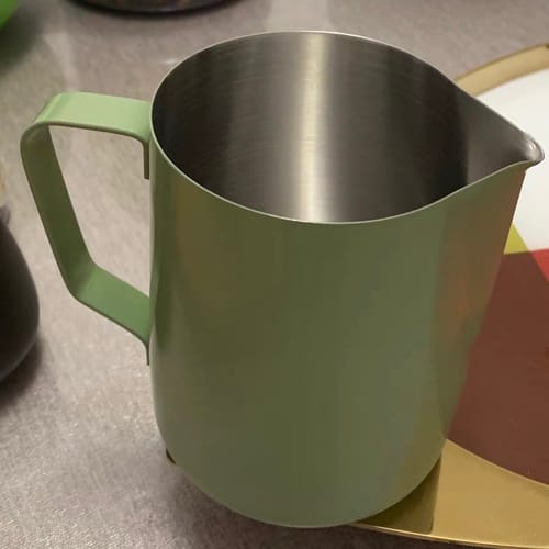 Customer photo review of Little Moo Colourful Milk Jug