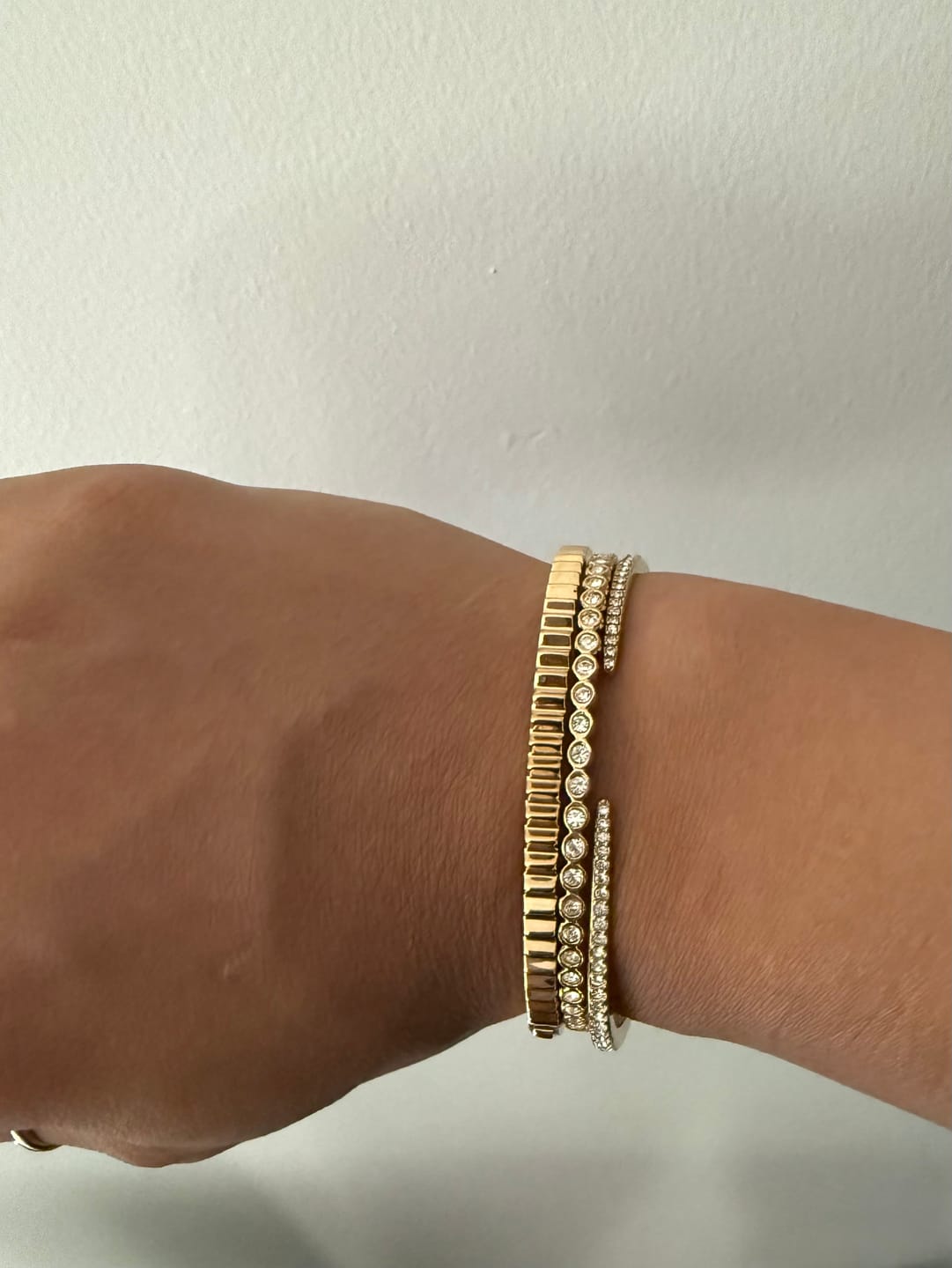 Customer photo review of Mini Pleat Bangle