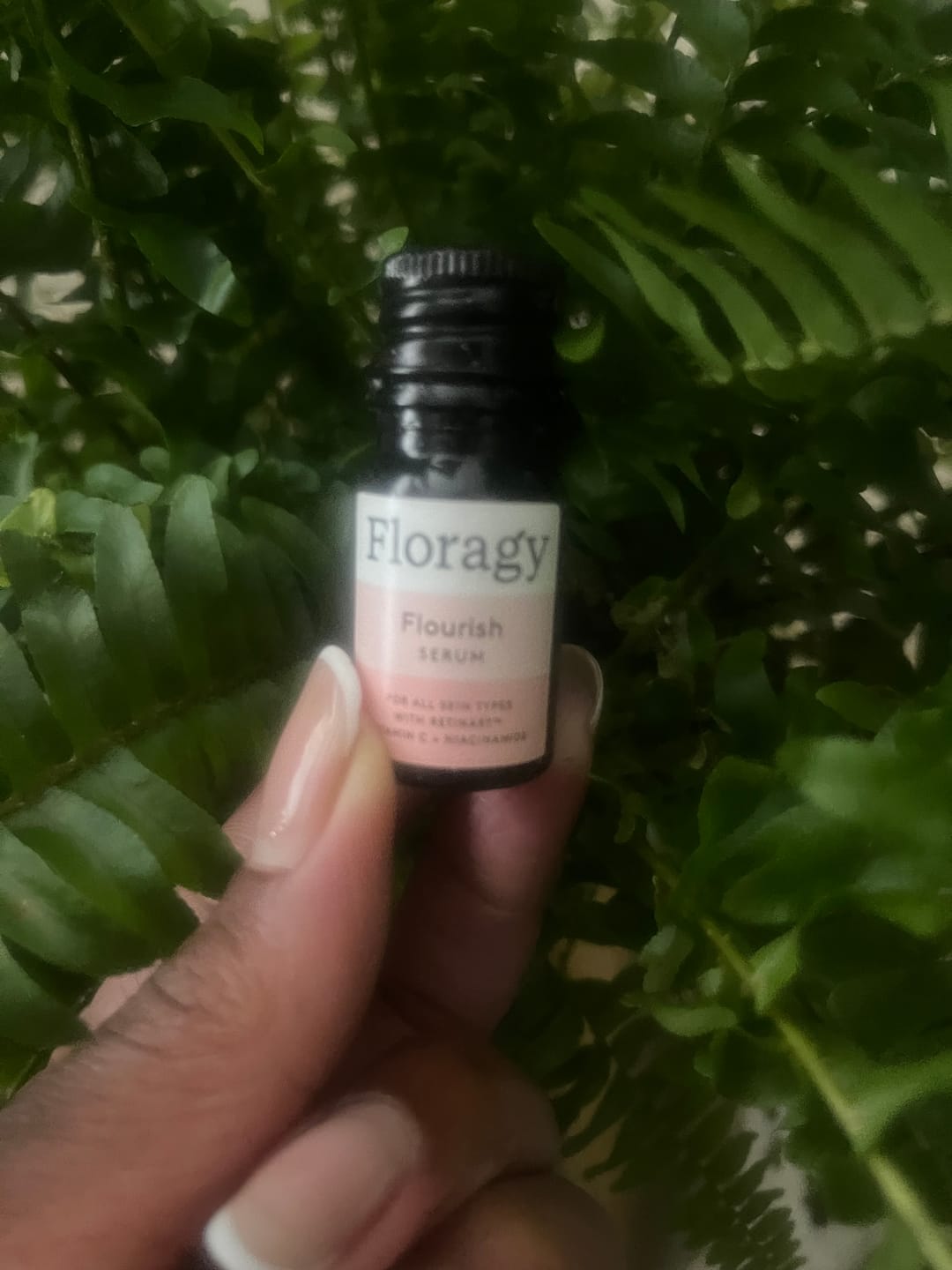 Customer photo review of Flourish Serum