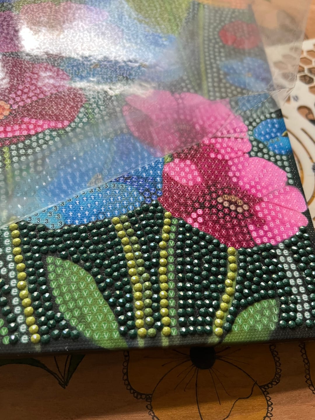Customer photo review of Summer Stroll Crystal Art Canvas Triptych Set of 3