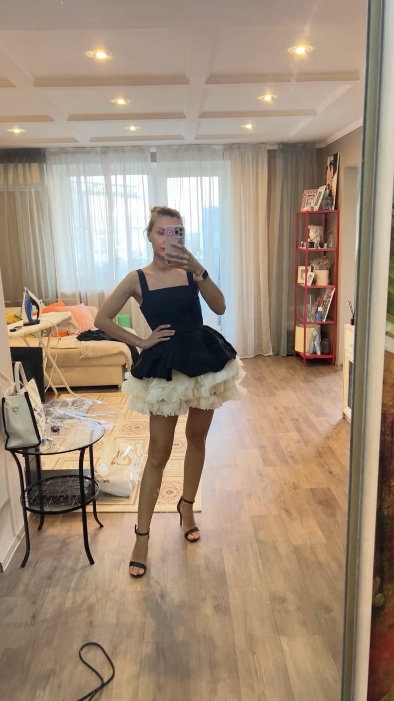 Customer photo review of Raelynn Mini Dress