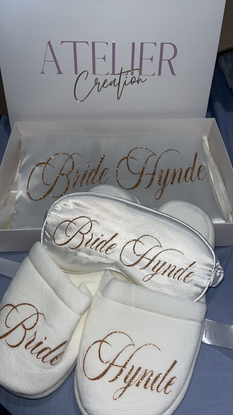 Customer photo review of Bride box Peignoir & nuisette