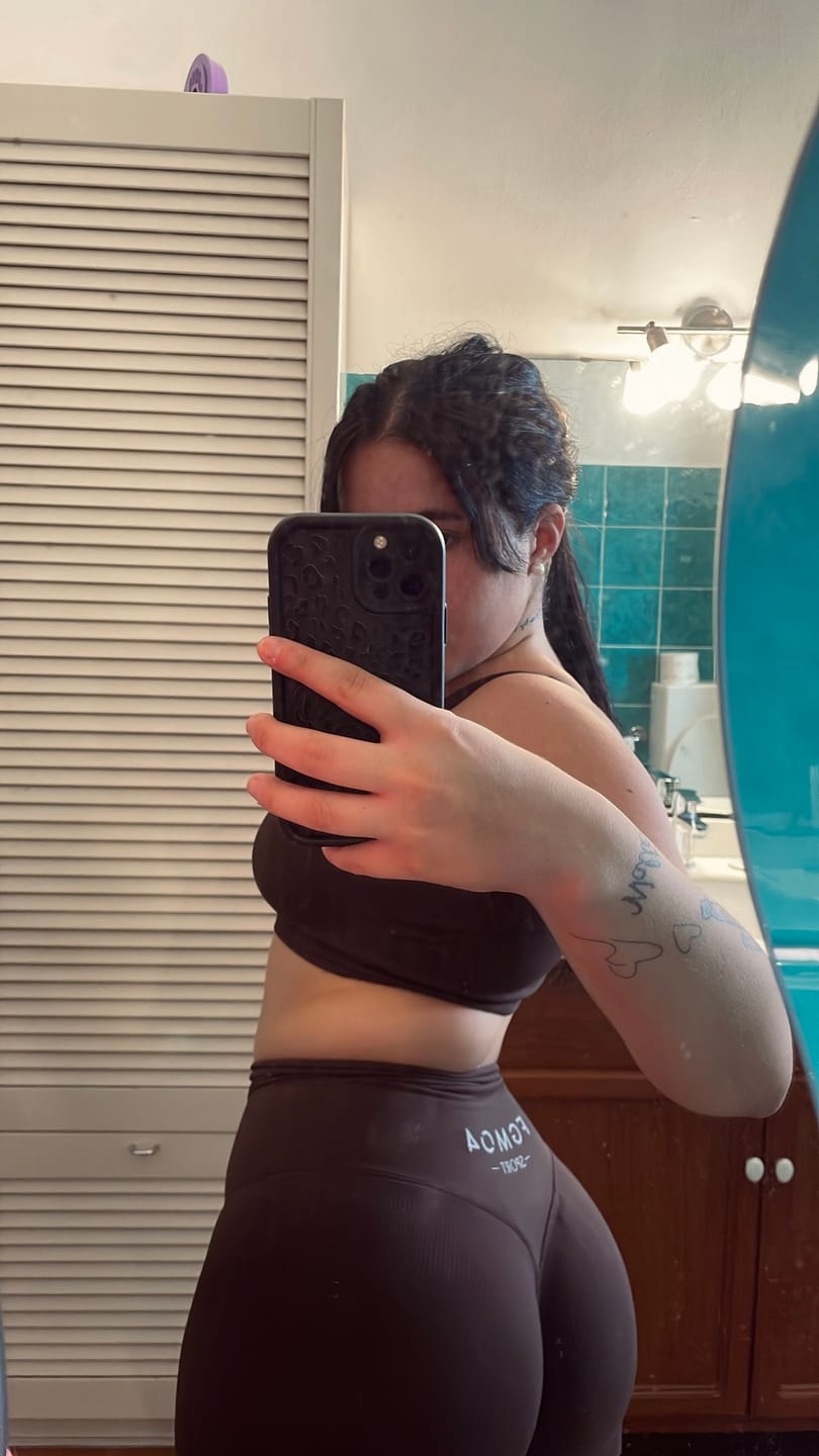 Customer photo review of Leggings Push Up CALIPSO Caffè Costine