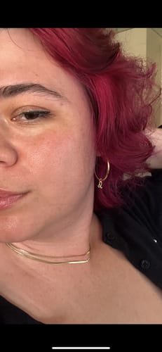 Customer photo review of My Huggies Hoop Earrings