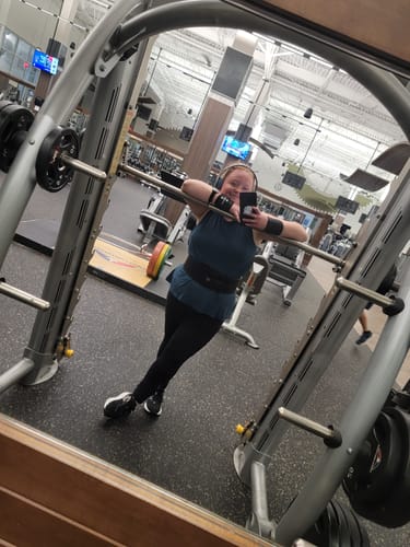 Customer photo review of 10MM Premium Lever Belt