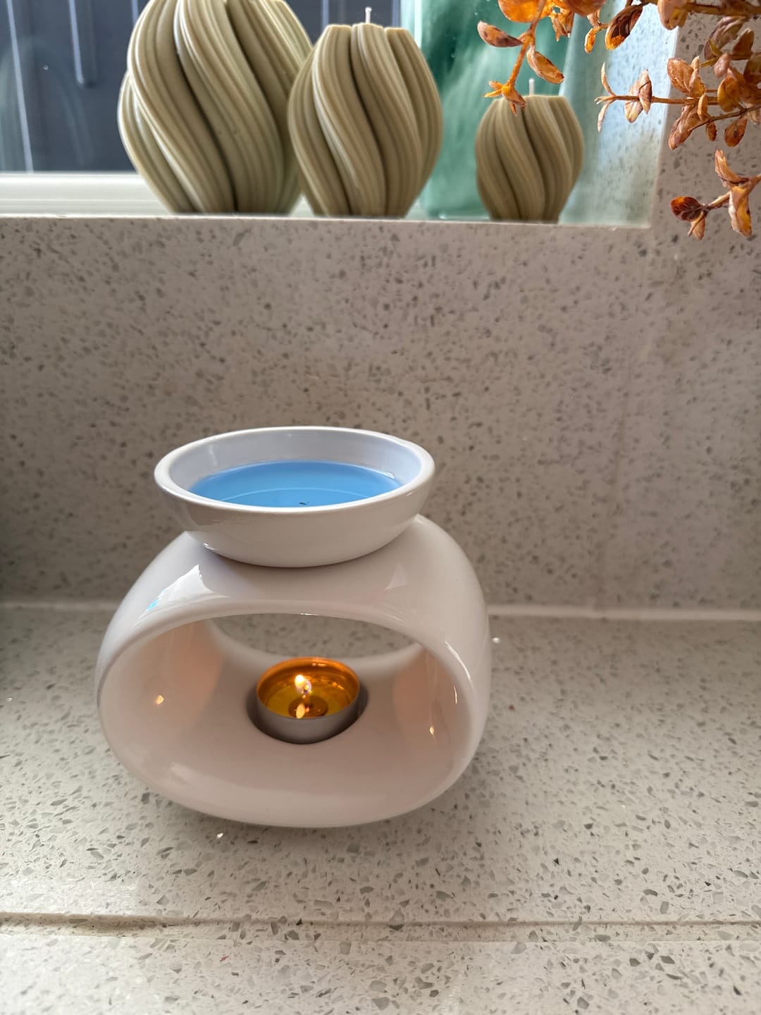 Customer photo review of Rome Ceramic Wax Burner