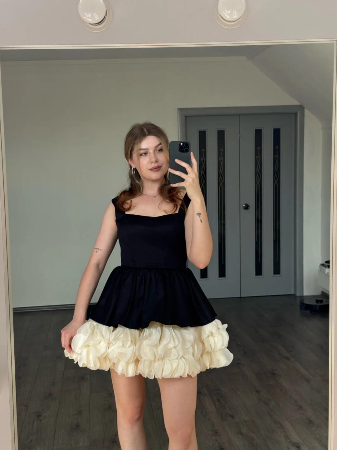 Customer photo review of Raelynn Mini Dress