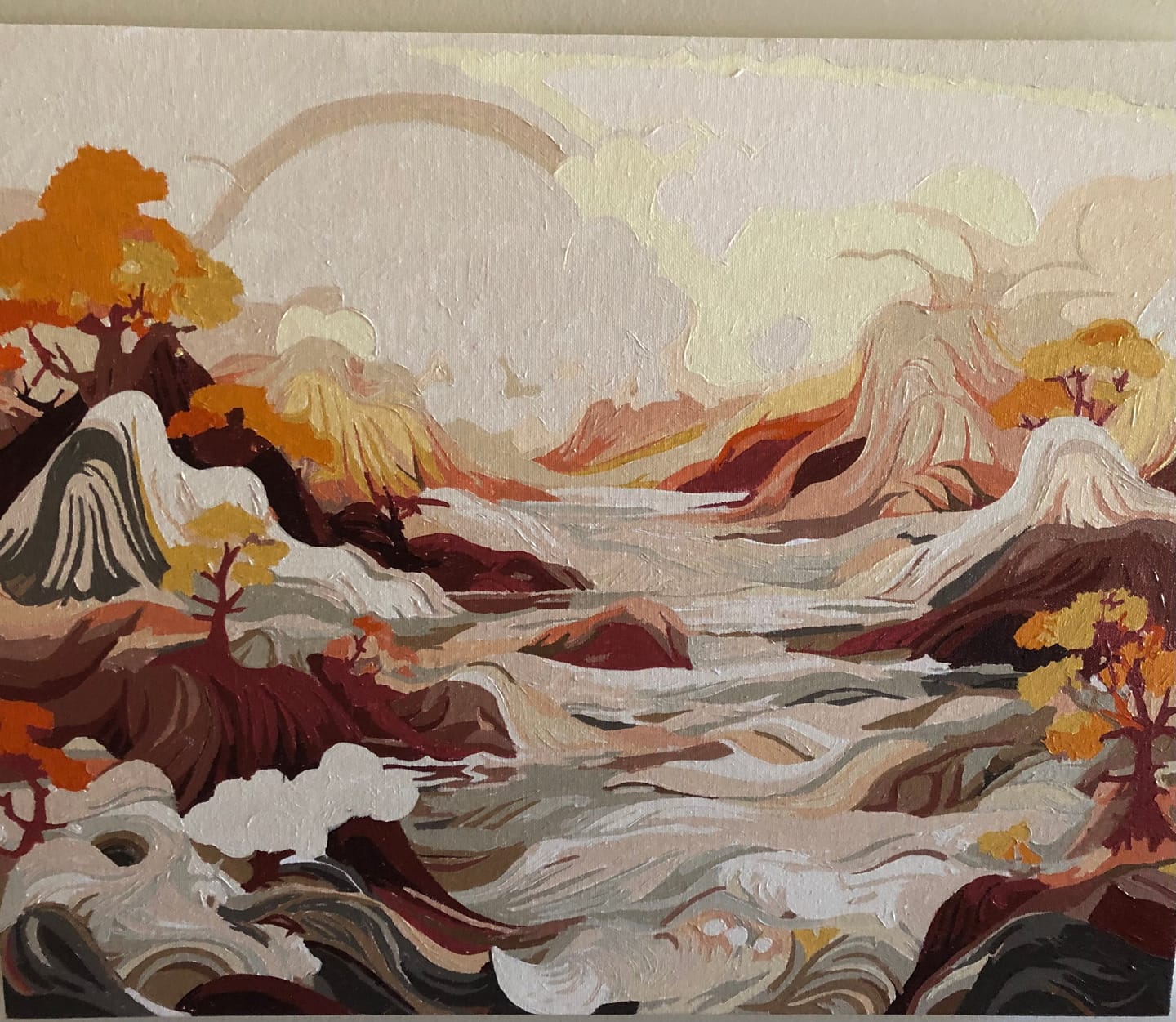 Customer photo review of Abstract Mountain Harmony