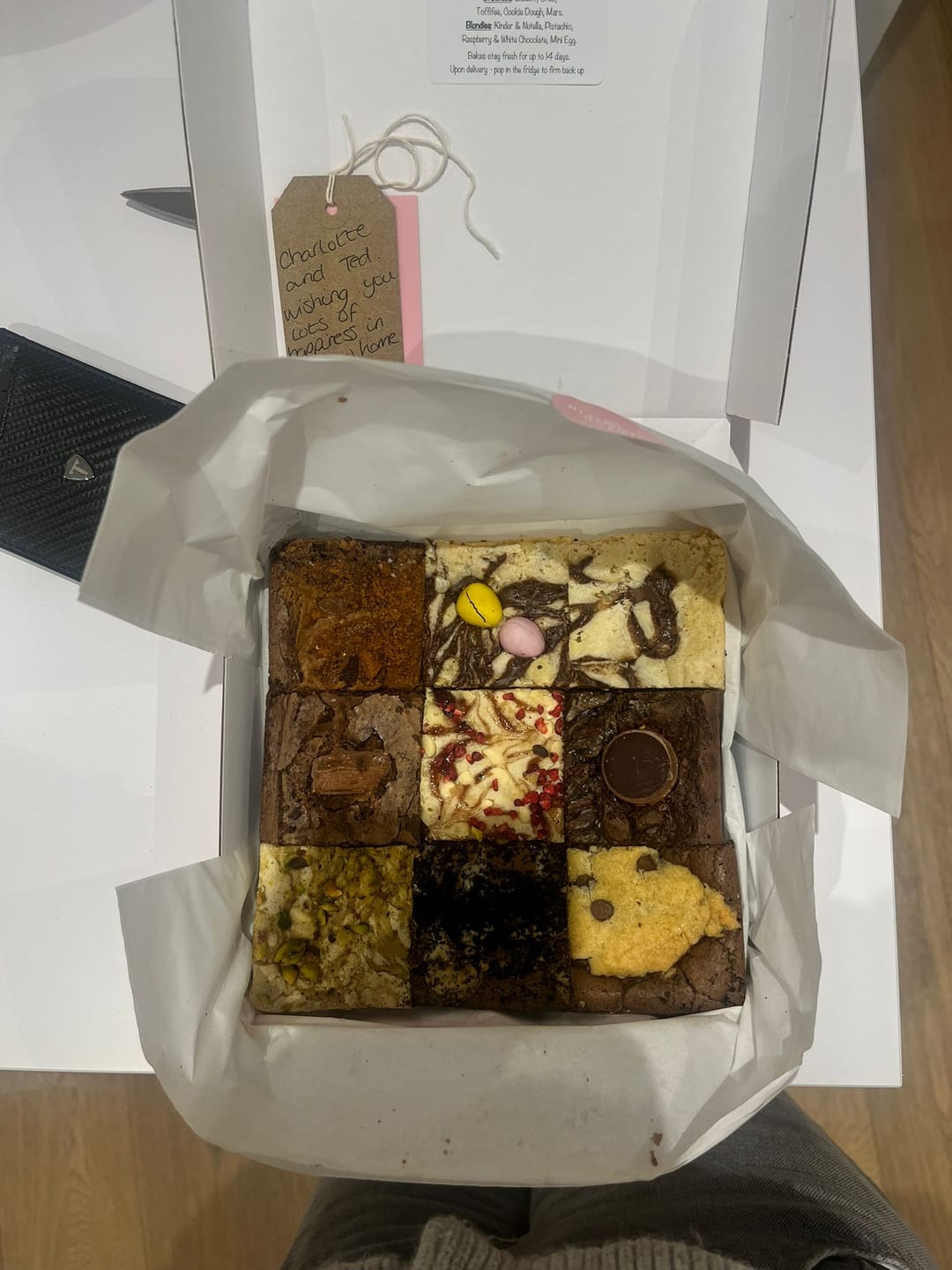 Customer photo review of Brownie & Blondie Mixed Box