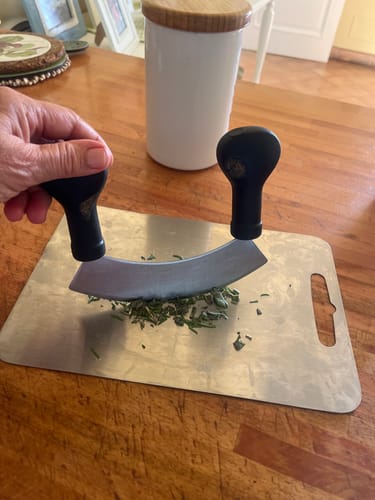 Customer photo review of Titanio Puro - Tagliere in Titanio