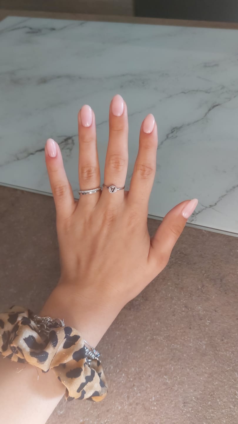 Customer photo review of MONOLITE Fiber base Soak Off NUDE PINK - LCI