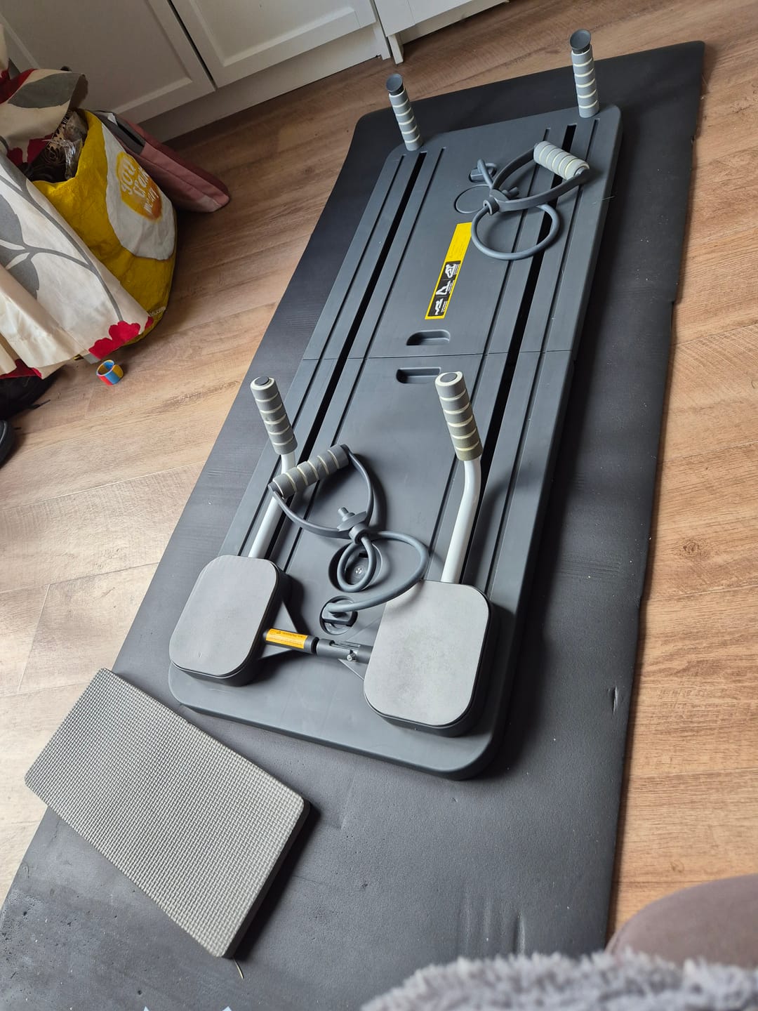 Customer photo review of Reformly Pilates Board + 60-Day Transformation Program