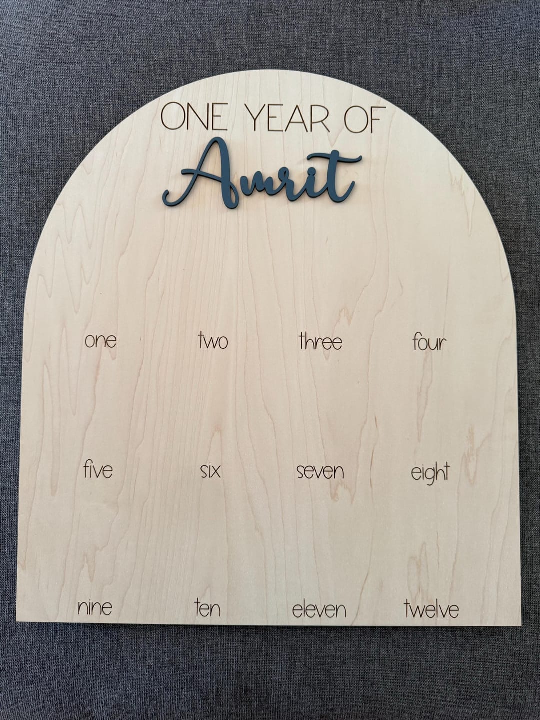 Customer photo review of One Year Of Photo Board