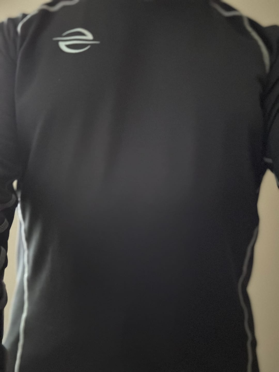 Customer photo review of Fleece-Lined Thermo Rash Guard for Cold Water, Unisex UPF 50+ | Black