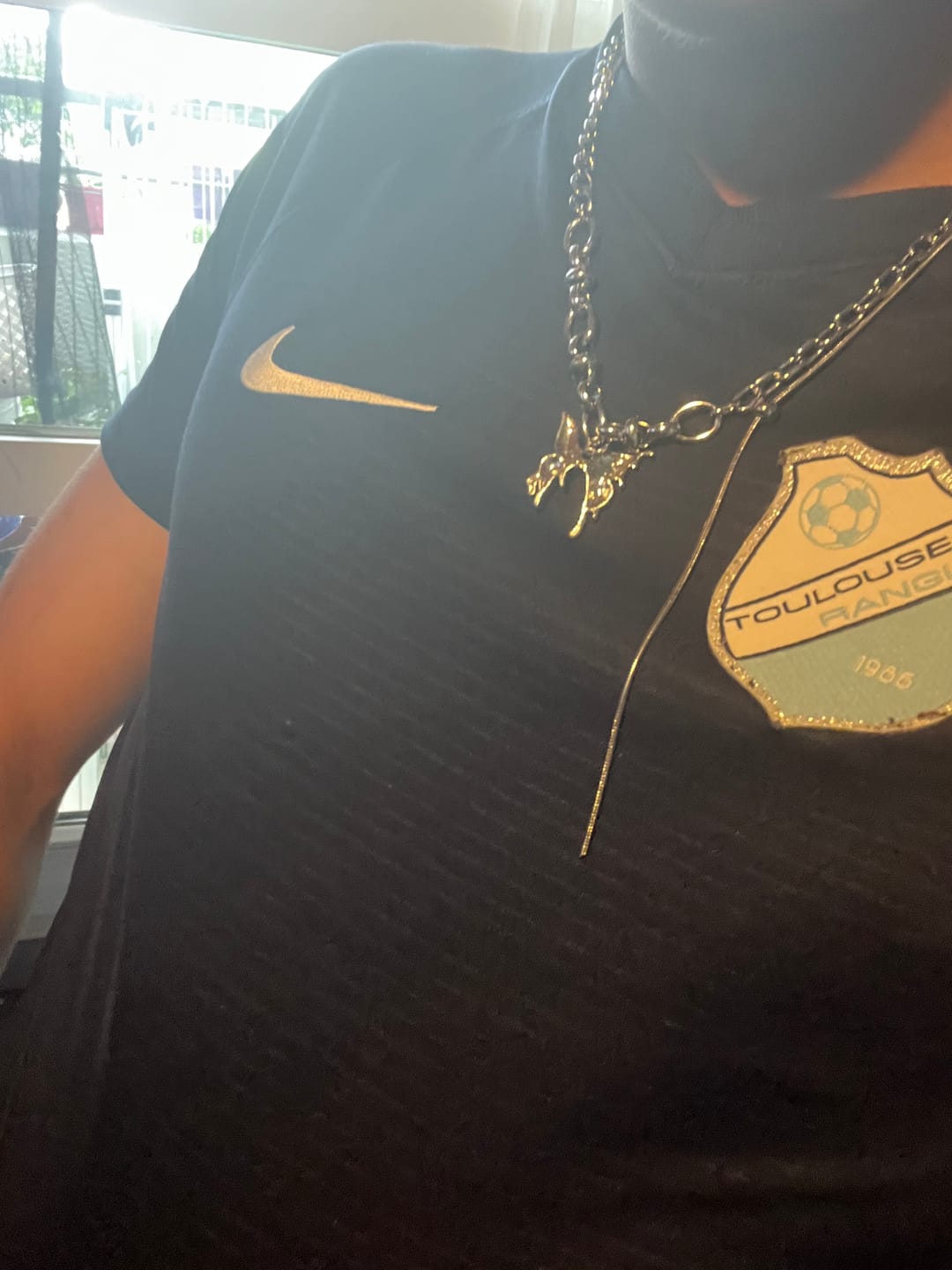 Customer photo review of Aelfric Eden Butterfly Pendant Necklace