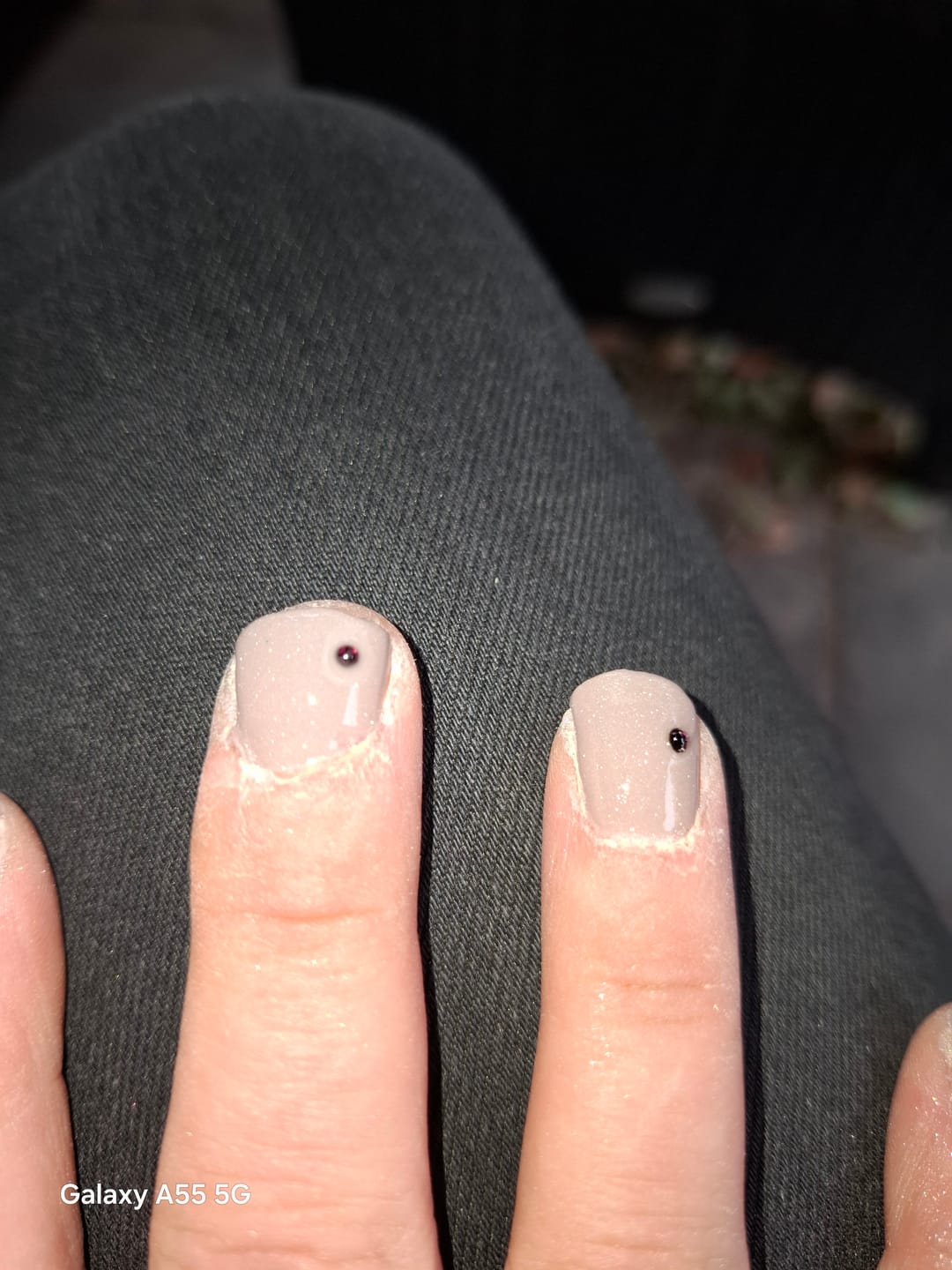 Customer photo review of Autumn Tea Gold Dipping Powder