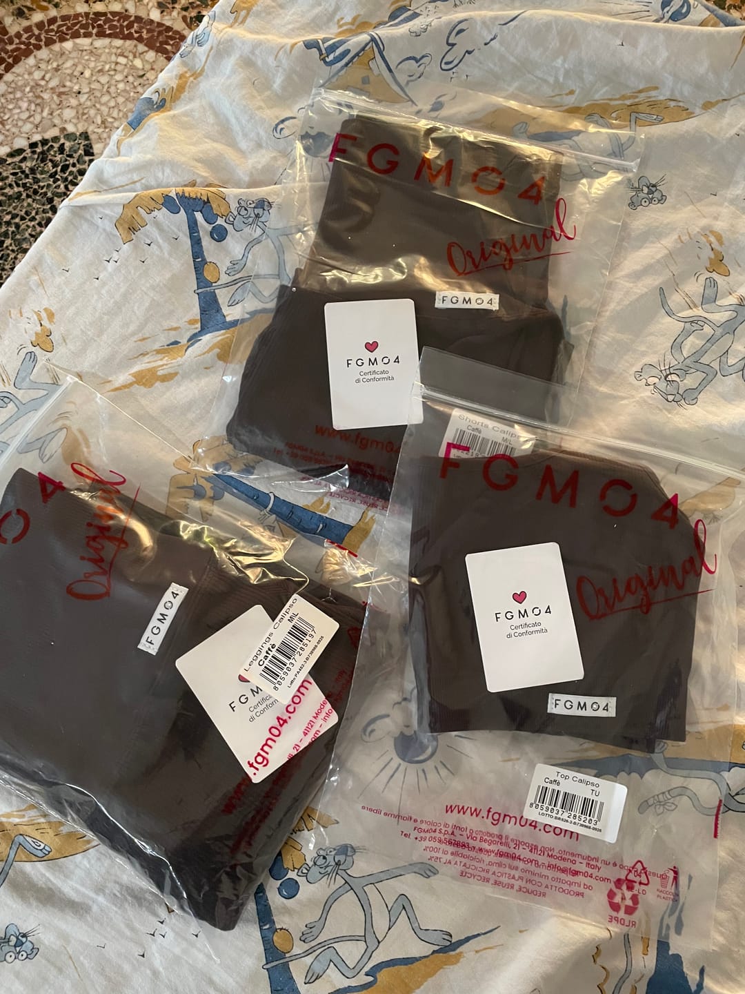 Customer photo review of Shorts Calipso Caffè Costine