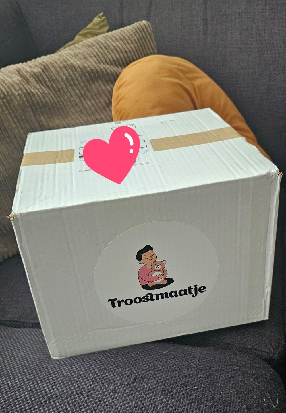 Customer photo review of Verzwaringsknuffel Beer 2,2 kg + Gratis Pittenzakje