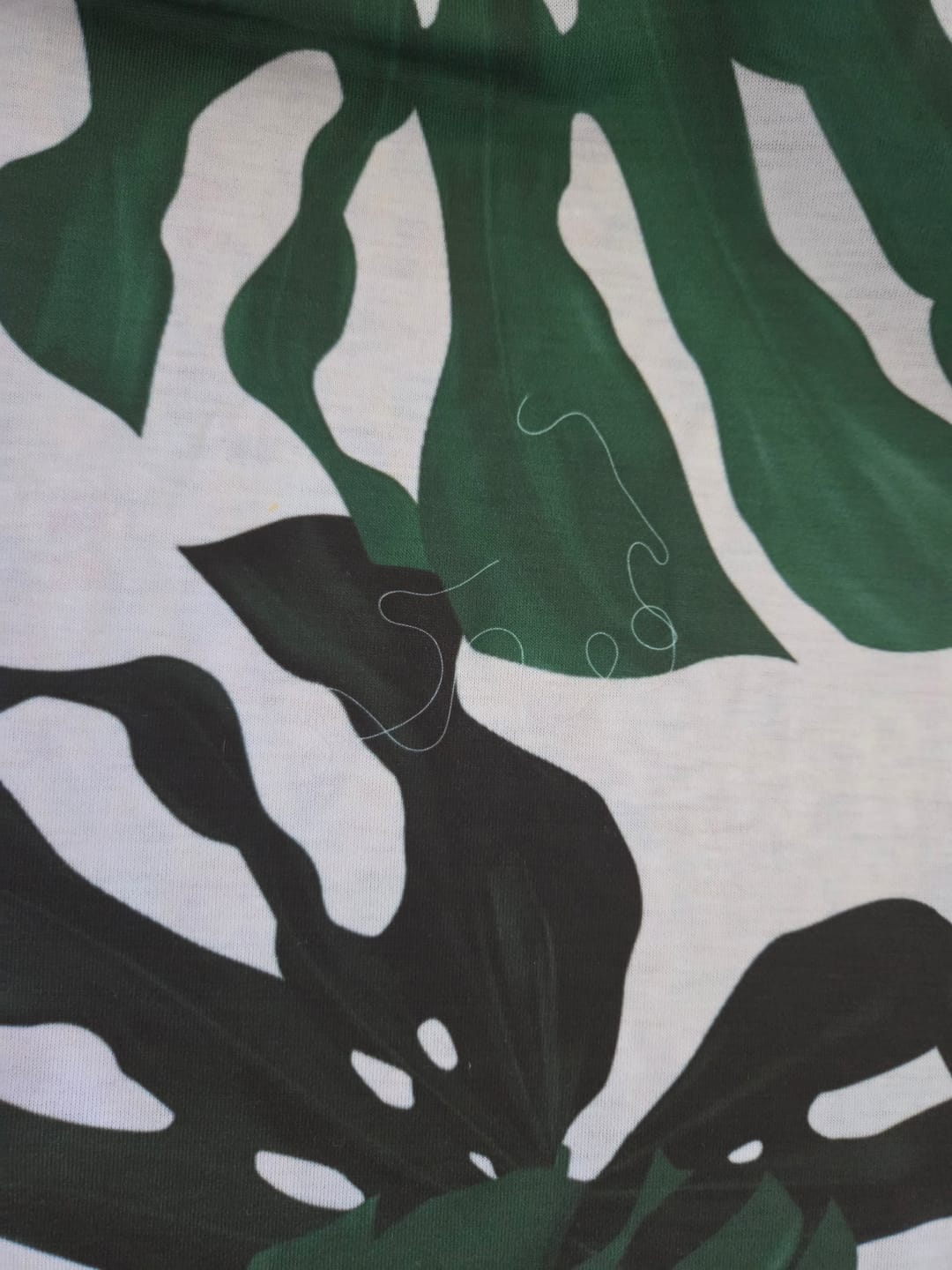 Customer photo review of Guam Lemai Leaves Baby Swaddle Blanket