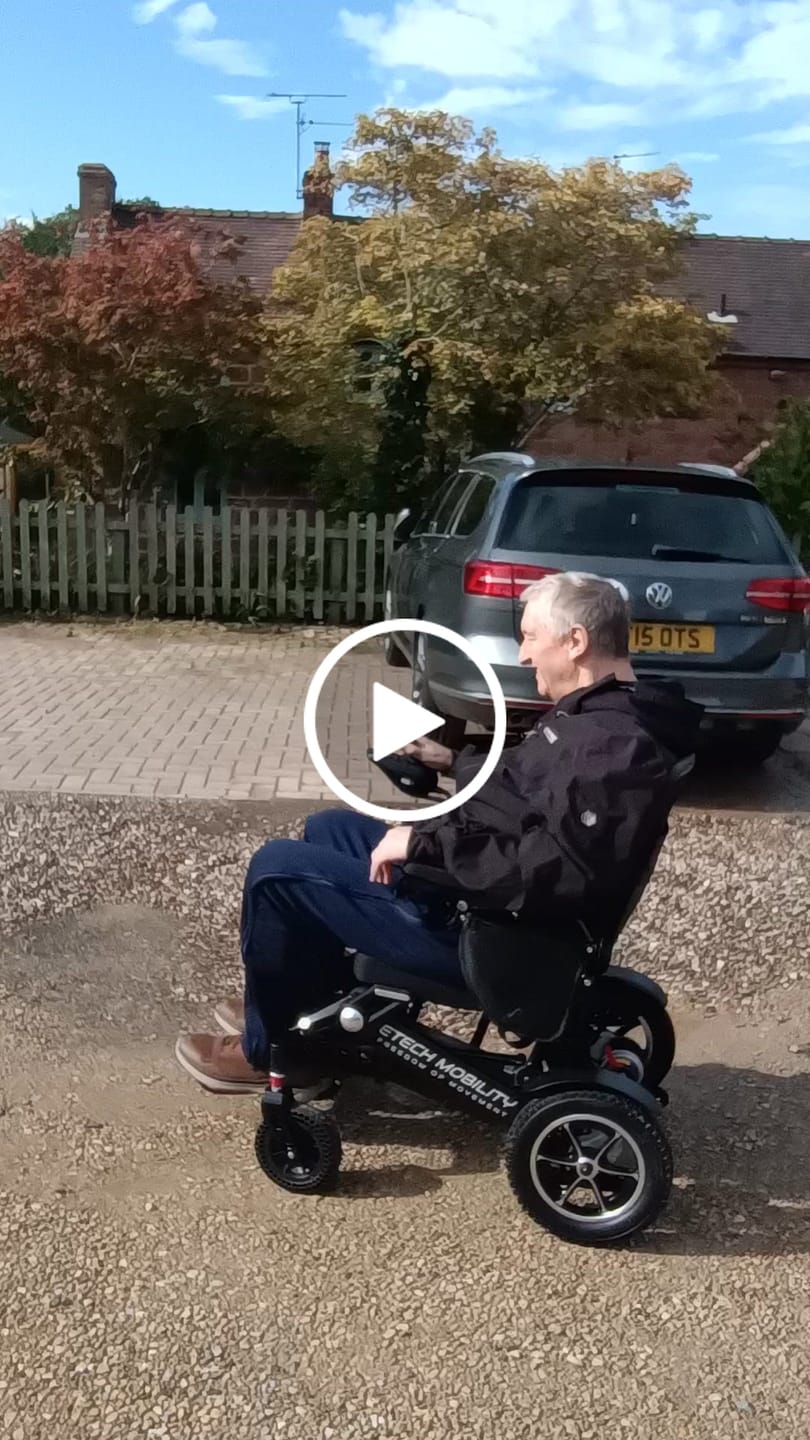 Customer video review of Folding Lightweight Powerchair | Wide-Seat Freedom Pro ST