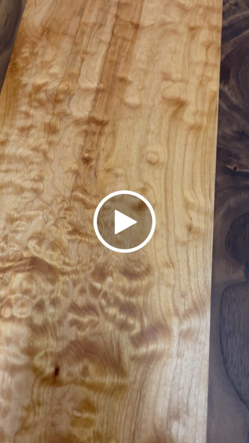 Customer video review of 30x10.5" Extra Large Warped Rectangle Dual Handle Serving Board Acrylic Router Template