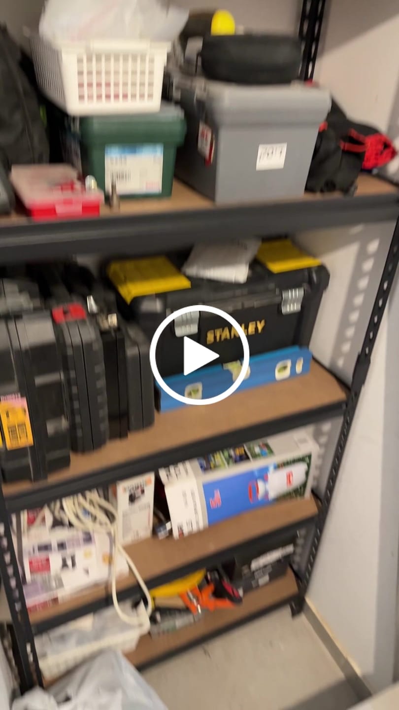 Customer video review of כוננית מתכת פרמיום 5 מדפים מודולריים גובה 1.8 מטר