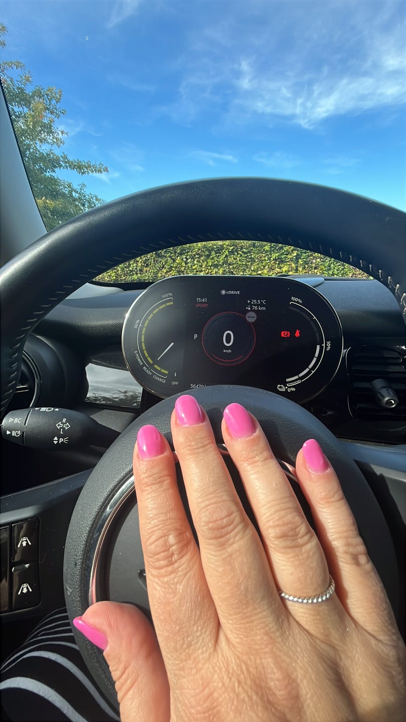 Customer photo review of Persian Pink Dipping Powder